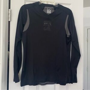 Storm Creek Black Long Sleeve Athletic Shirt Vail, Colorado Comfort in Motion